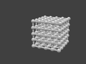 crystal lattice 5x5 Model do druku 3D