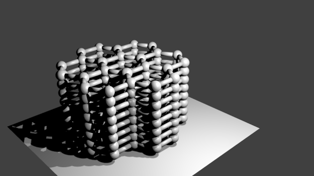 graphene crystal lattice 3D Model .c4d .max .obj .3ds .fbx .stl .blend 