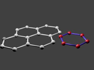 hexagon molecule Model 3D
