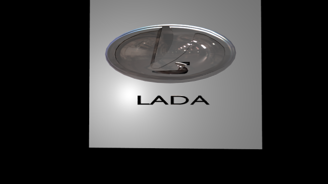 lada car logo 3D Модель .c4d .max .obj .3ds .fbx .stl .blend 