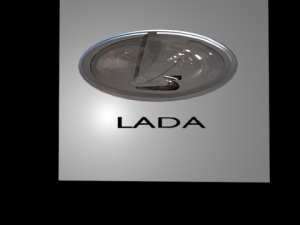 lada car logo Model 3D