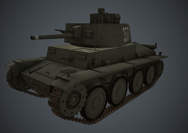 panzer 38 Model 3D .c4d .max .obj .3ds .fbx .stl .blend 
