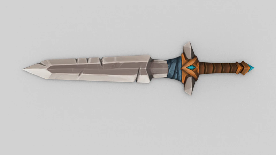sword 3D Model .c4d .max .obj .3ds .fbx .stl .blend 