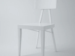 a0336 wooden chair 3D Model