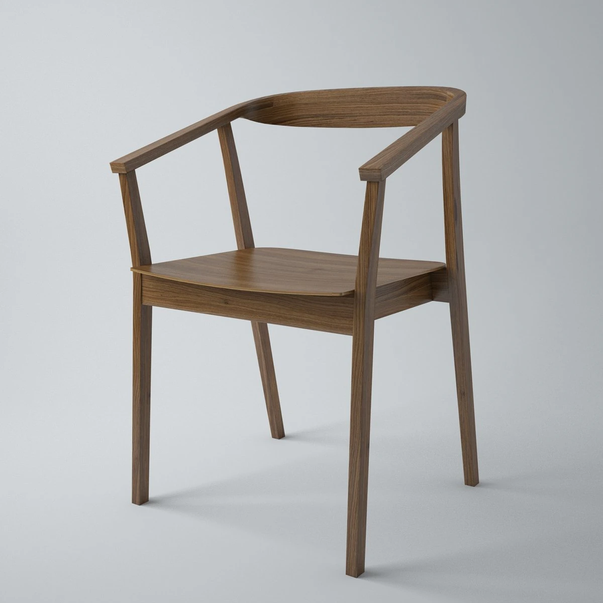 ikea stockholm chair 3D Model .c4d .max .obj .3ds .fbx .stl .blend 