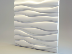 3d wall panel Modelo 3D