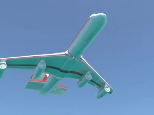 民間航空機 3Dモデル