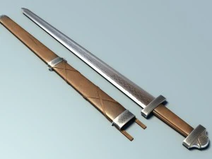 pedang viking Model 3D
