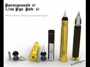 pak 36 ammo kit 3D-Modell
