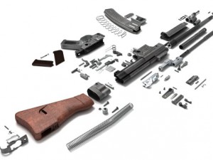 sturmgewehr stg44 mp44 3D Model