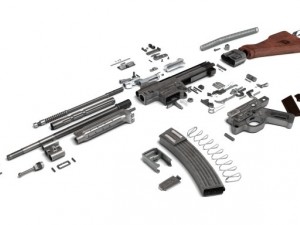 sturmgewehr stg44 mp44 3D Model
