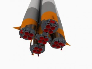 razzo di soia Modello 3D