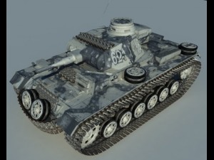 pz3 winter 3D-Modell