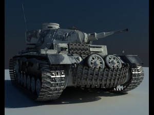 pz3 winter 3D Model