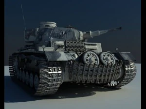 pz3 invernale Modello 3D