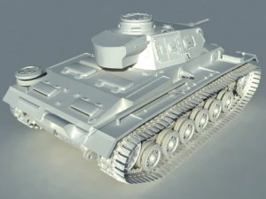 pz3 invernale Modello 3D