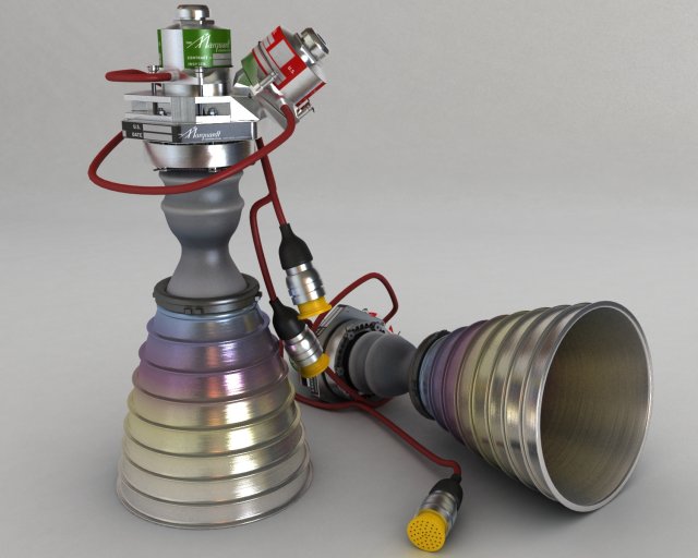 apollo rcs truster 3D Модель .c4d .max .obj .3ds .fbx .stl .blend