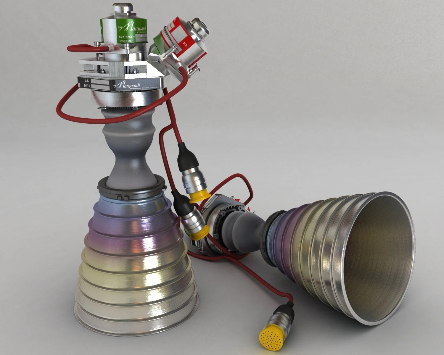 propulsore Apollo RC Modello 3D .c4d .max .obj .3ds .fbx .stl .blend