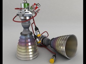 apollo rcs truster 3D-Modell