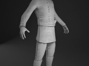 3d soldier 1800s usa model Model 3D