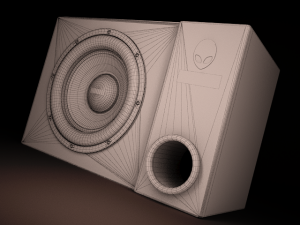 peiying pypa300f4 subwoofer Model 3D