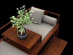 chinese style sofa Modelo 3D