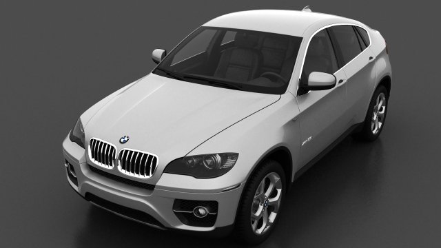 bmw x6 3D Model .c4d .max .obj .3ds .fbx .stl .blend 