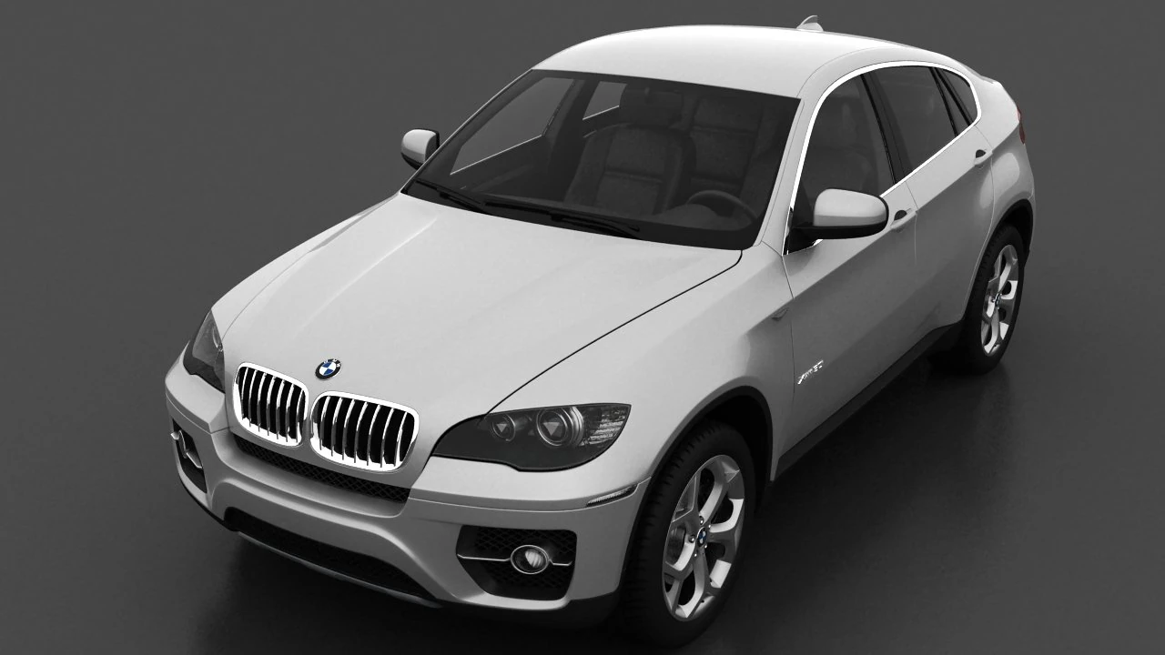 bmw x6 3D Model .c4d .max .obj .3ds .fbx .stl .blend 