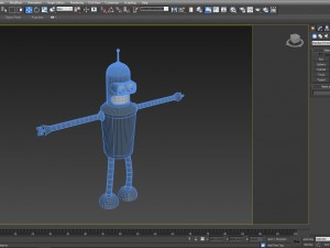 robot futurama bender 3D Model