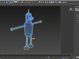 robot futurama bender 3D Model