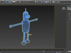 robot futurama bender 3D Model