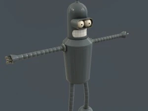 robot futurama bender 3D Model