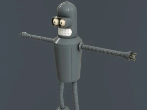 robot futurama bender 3D Model