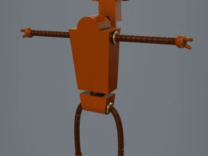robot futurama roberto 3D Model