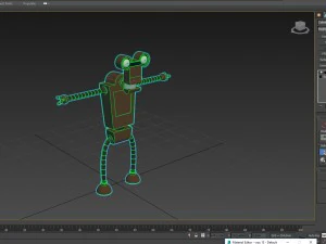 robot futurama roberto 3D Model