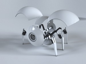 drone tipster transforming 3D 모델