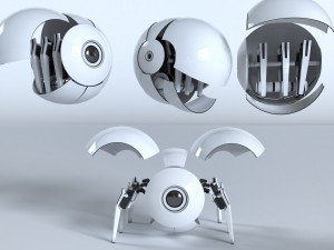 drone tipster transforming 3D 모델
