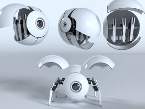drone tipster transforming 3D Model
