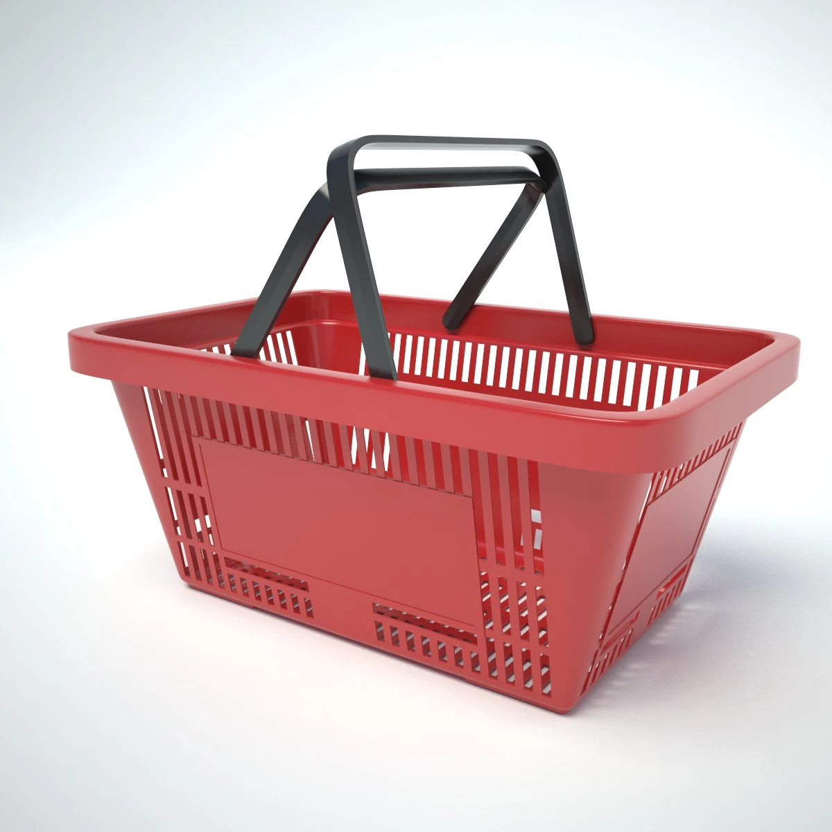 shopping basket 3D Model .c4d .max .obj .3ds .fbx .stl .blend 
