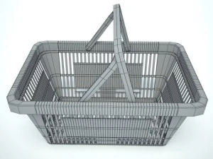shopping basket 3D Model