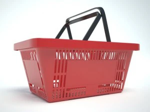 shopping basket 3D Model