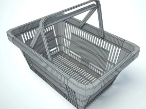 shopping basket 3D Model