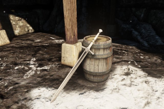 winter sword 3D 模型 .c4d .max .obj .3ds .fbx .stl .blend 