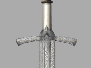 winter sword 3D 模型