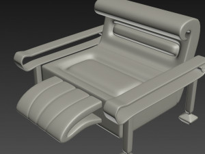 sofa and armchair 3D Модель