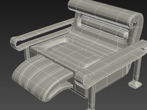 sofa and armchair 3D Модель