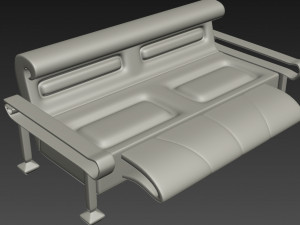 sofa and armchair 3D Модель