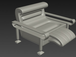 sofa and armchair 3D Модель