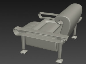 sofa and armchair 3D Модель
