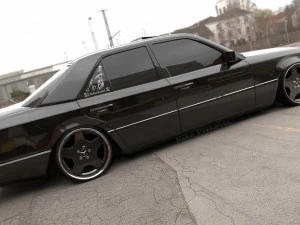 w124 wide 3D Model
